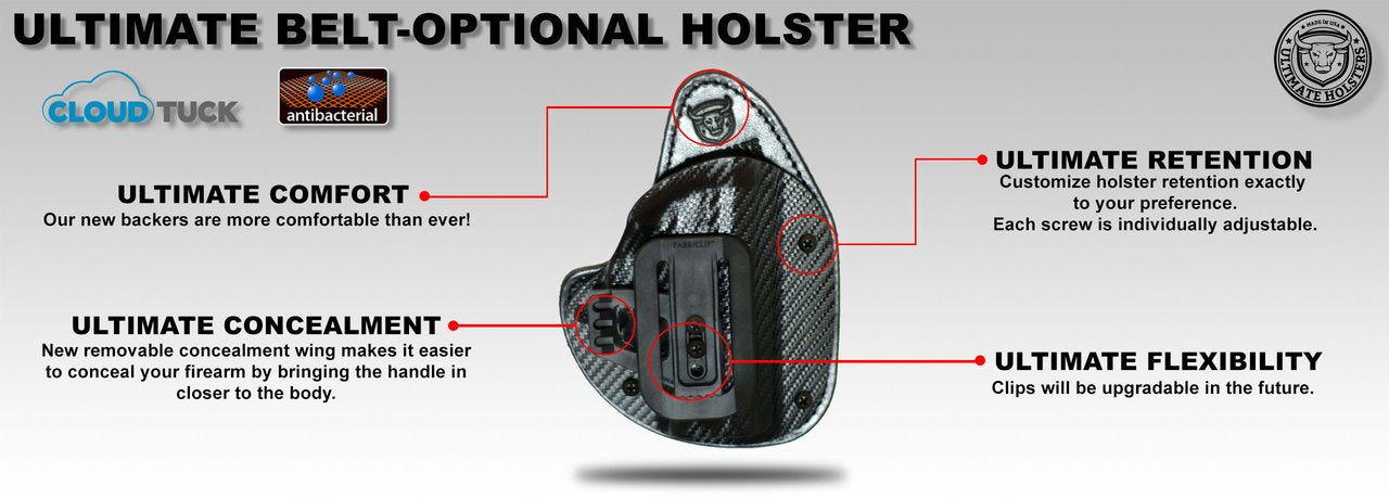 Ultimate Holsters Cloud Tuck Beltless 2.0 Holster