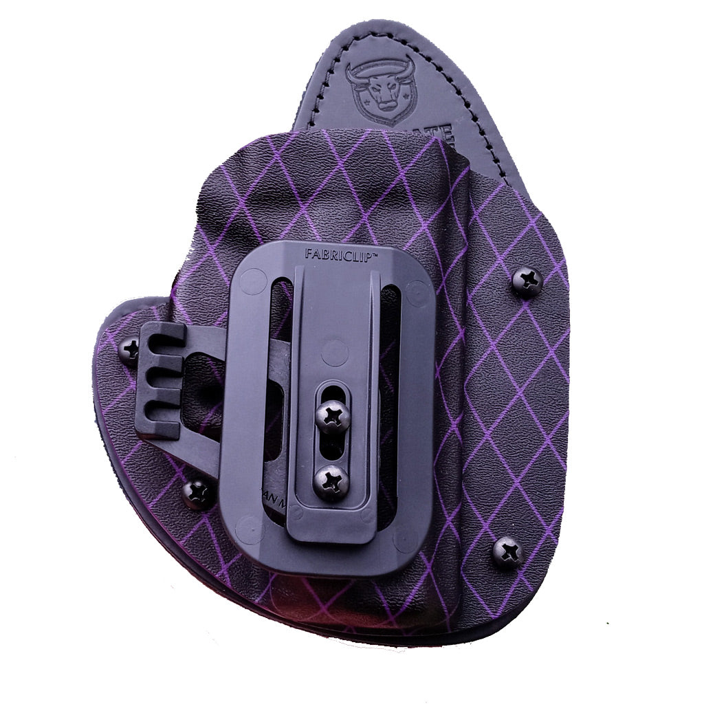 Kimber Micro 9 Quick Ship - Cloud Tuck Belt-Less 2.0 Holster in Purple Diamond Pattern - Right Hand