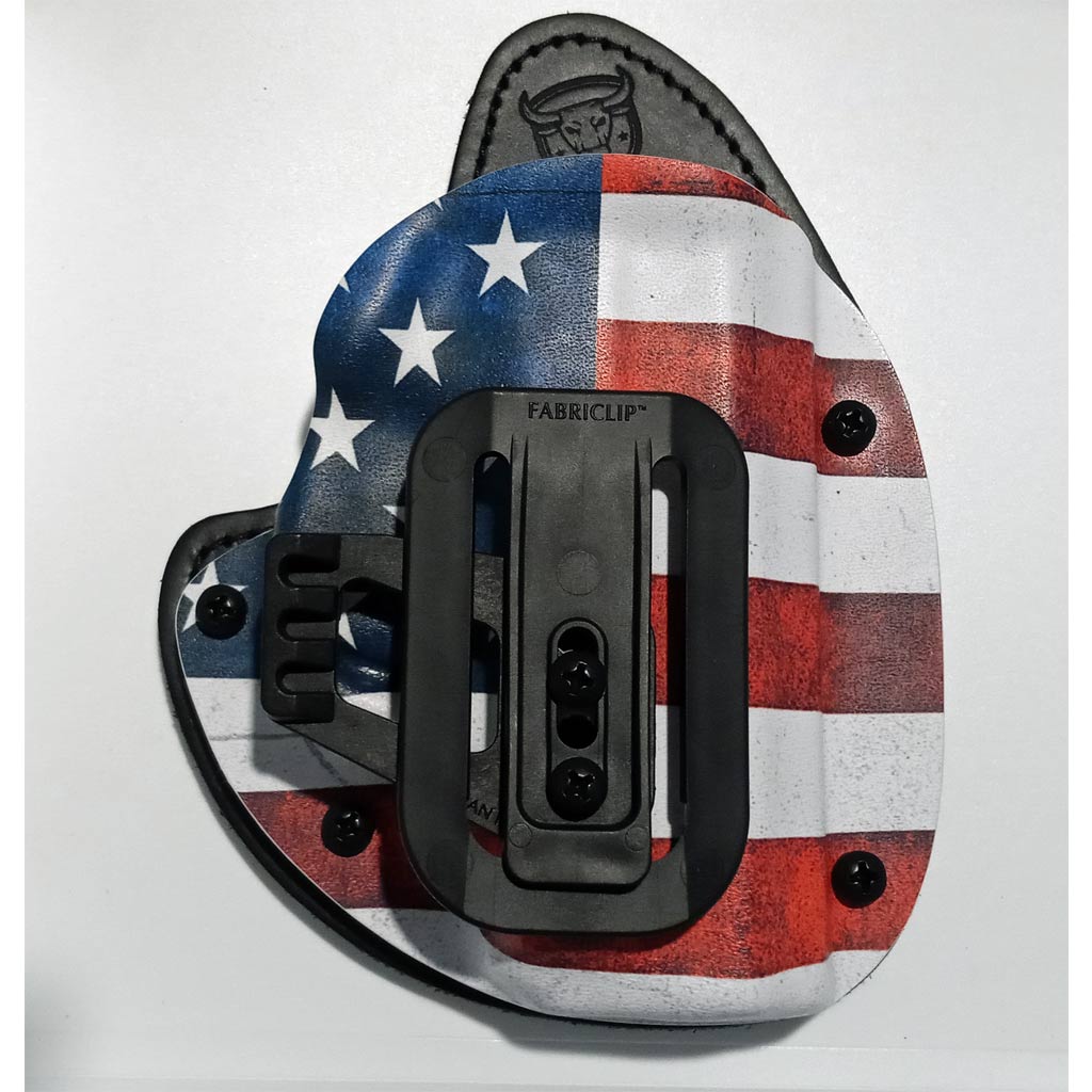 S&W Shield  Quick Ship - Cloud Tuck Belt-Less 2.0 Holster in Faded Flag Pattern - Right Hand