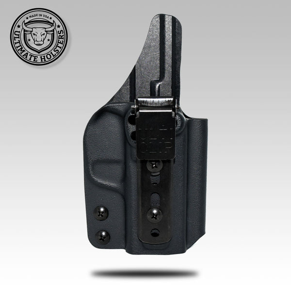 Minimalist IWB Holster With Optional Beltless Ulticlip Attachment and Wing